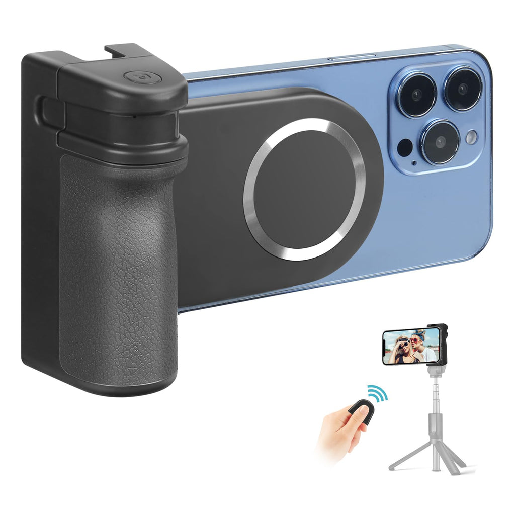 Poignée caméra magnétique avec télécommande Bluetooth