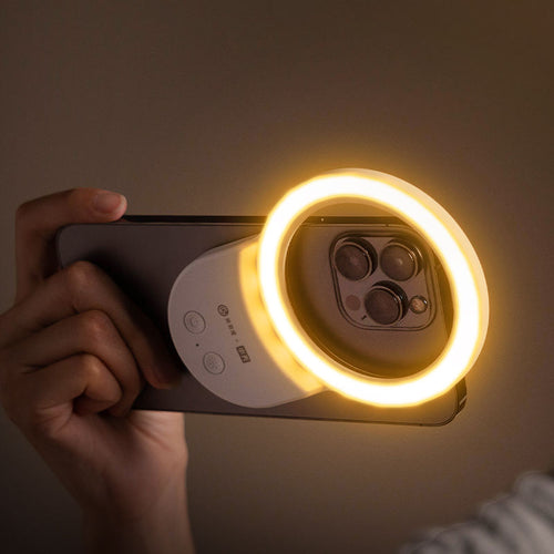 Mini ring light magnétique pour smartphone